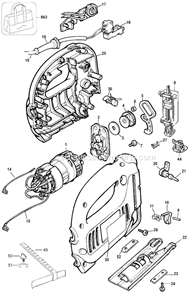 Part Location Diagram of 479625-00 DeWALT Tool Bag